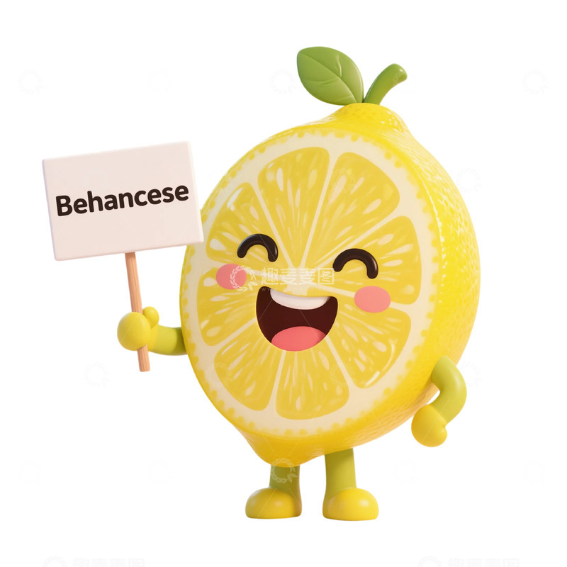 高清大图下载【趣麦麦图】-卡通柠檬表情包