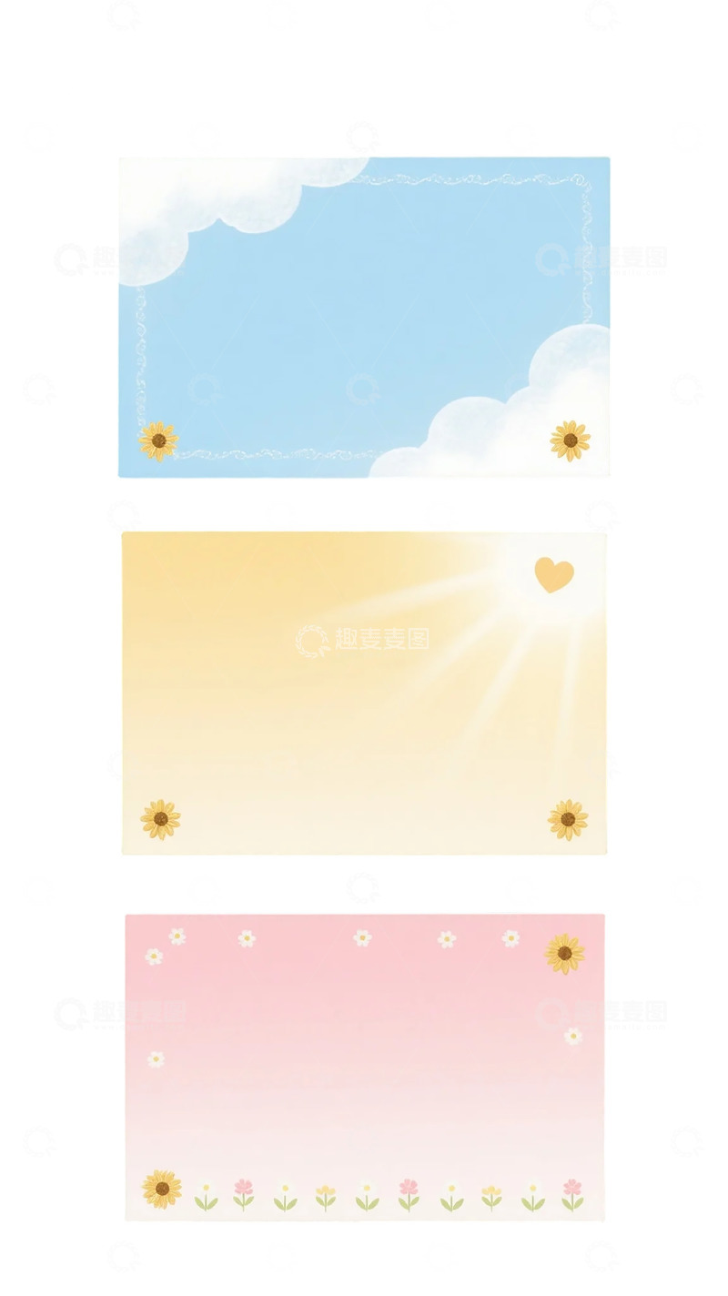 高清大图下载【趣麦麦图】田园风清新花卉背景图