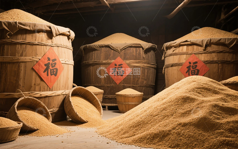 高清大图下载【趣麦麦图】传统酿酒作坊场景摄影素材
