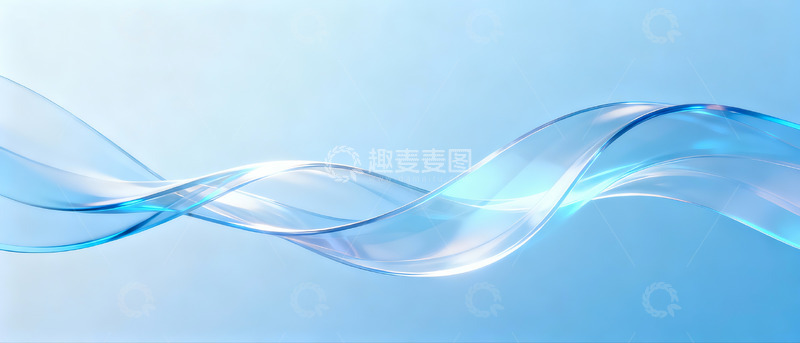 高清大图下载【趣麦麦图】浅蓝色波纹动感背景10