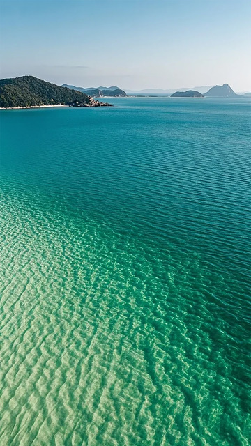 碧海蓝天海岛风光摄影