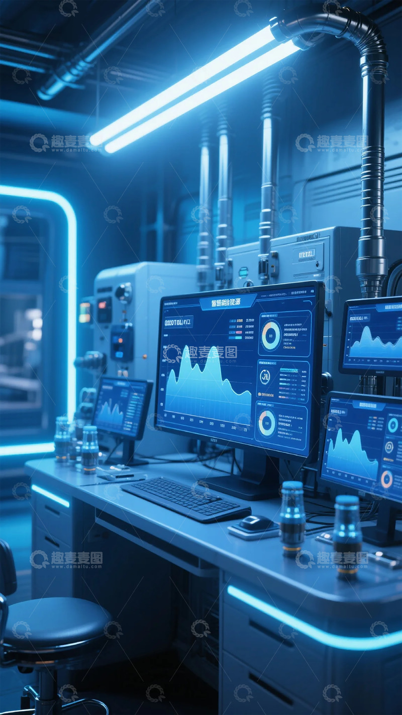 未来科技实验室控制室