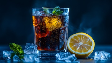 冷饮特写夏季餐饮场景