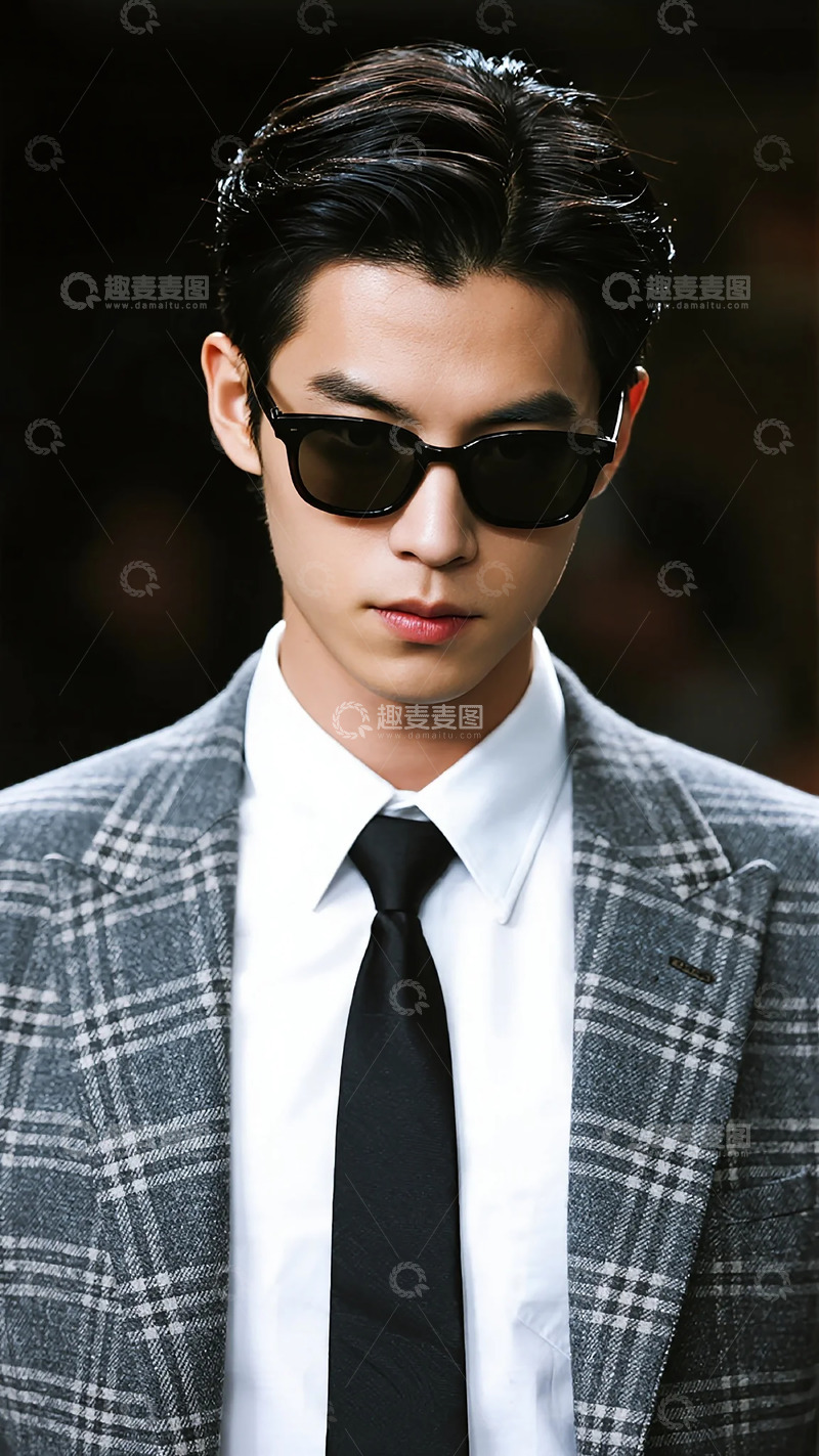 高清大图下载【趣麦麦图】时尚男士正装风范