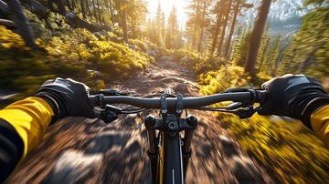 山地自行车森林冒险运动体验