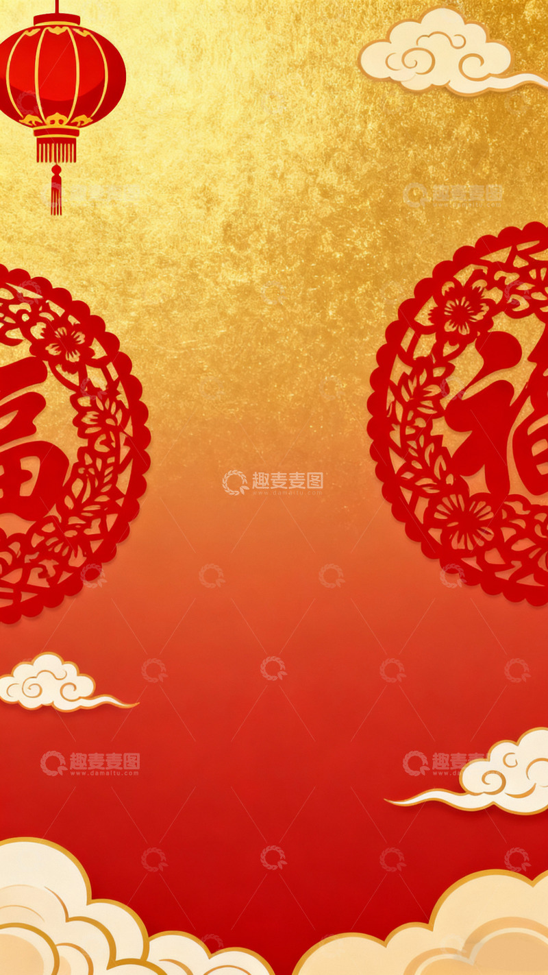 高清大图下载【趣麦麦图】节日春节背景10