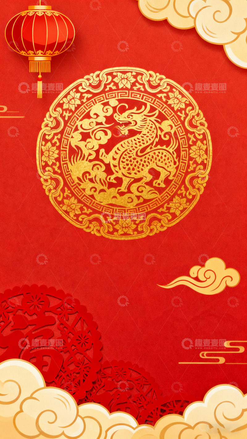 高清大图下载【趣麦麦图】节日春节背景5