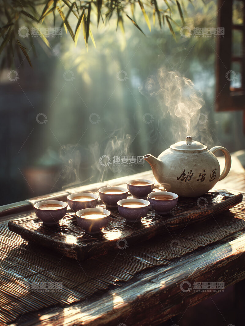 高清大图下载【趣麦麦图】茶水  澄澈  时光 