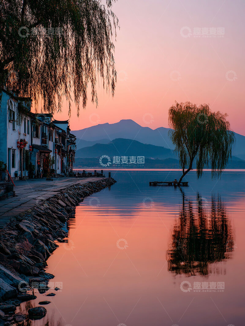 高清大图下载【趣麦麦图】湖水  潋滟  微澜