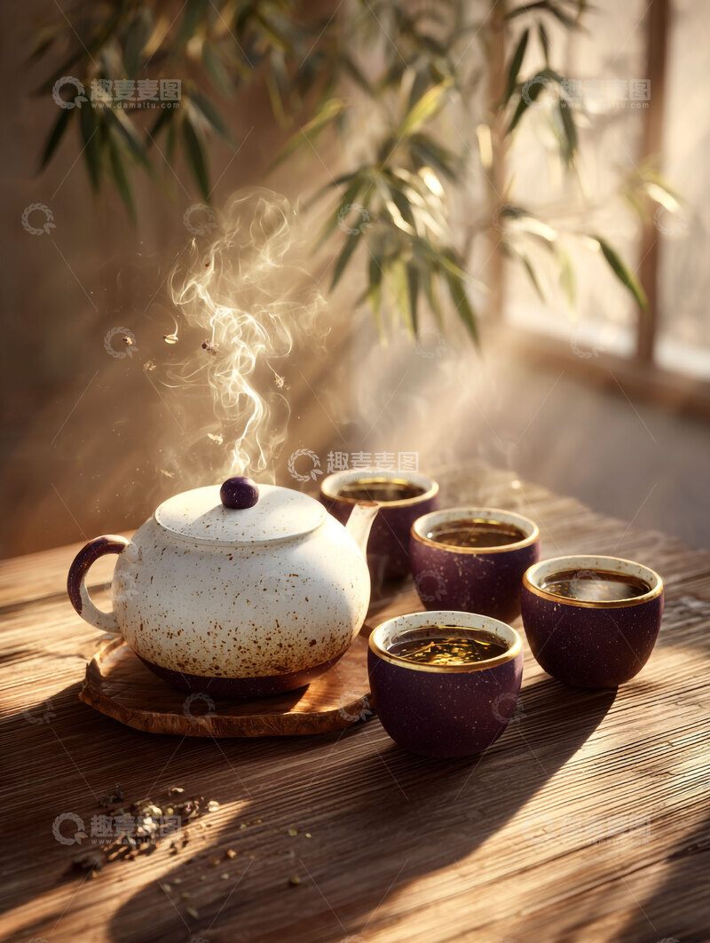 高清大图下载【趣麦麦图】茶水  澄澈  回甘  