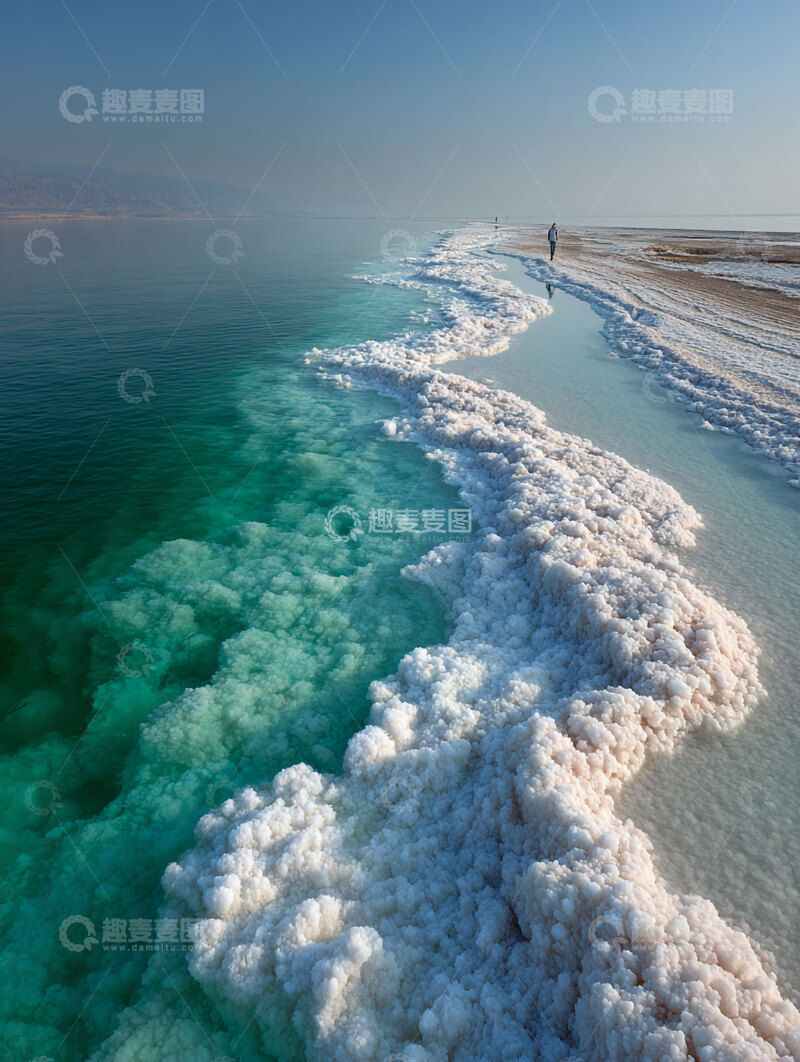 高清大图下载【趣麦麦图】死海  浮力  凝滞 