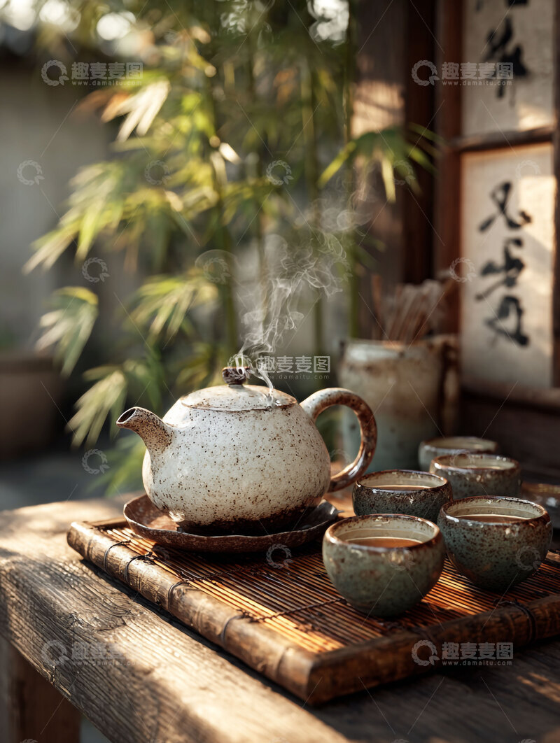 高清大图下载【趣麦麦图】茶水  澄澈  陈香  