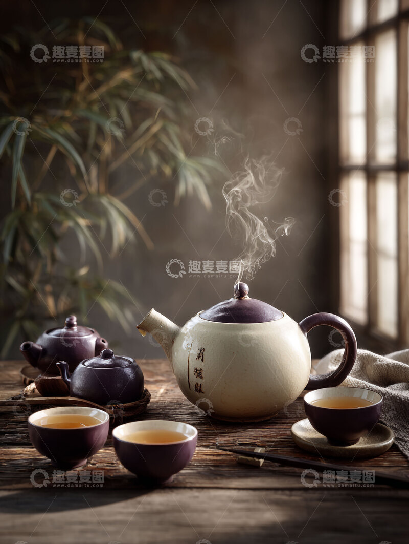高清大图下载【趣麦麦图】茶水  澄澈  平和 