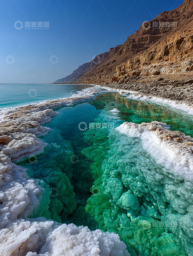 高清大图下载【趣麦麦图】湖水  潋滟  盐漠 