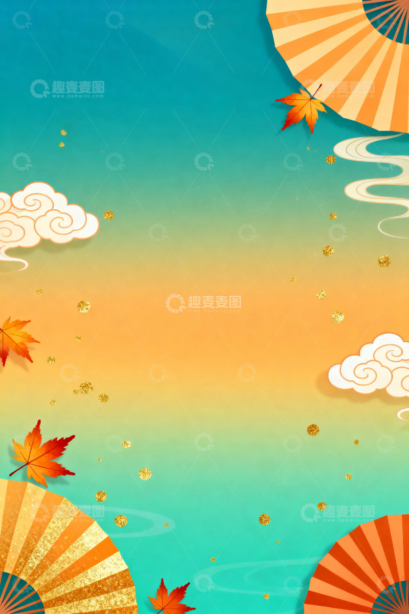 高清大图下载【趣麦麦图】古风国潮文化艺术背景10