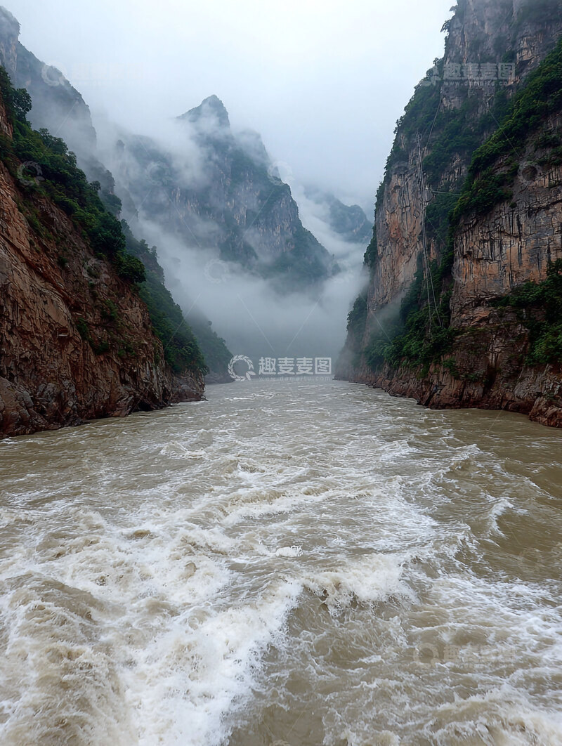 高清大图下载【趣麦麦图】江水  奔腾  黄金  