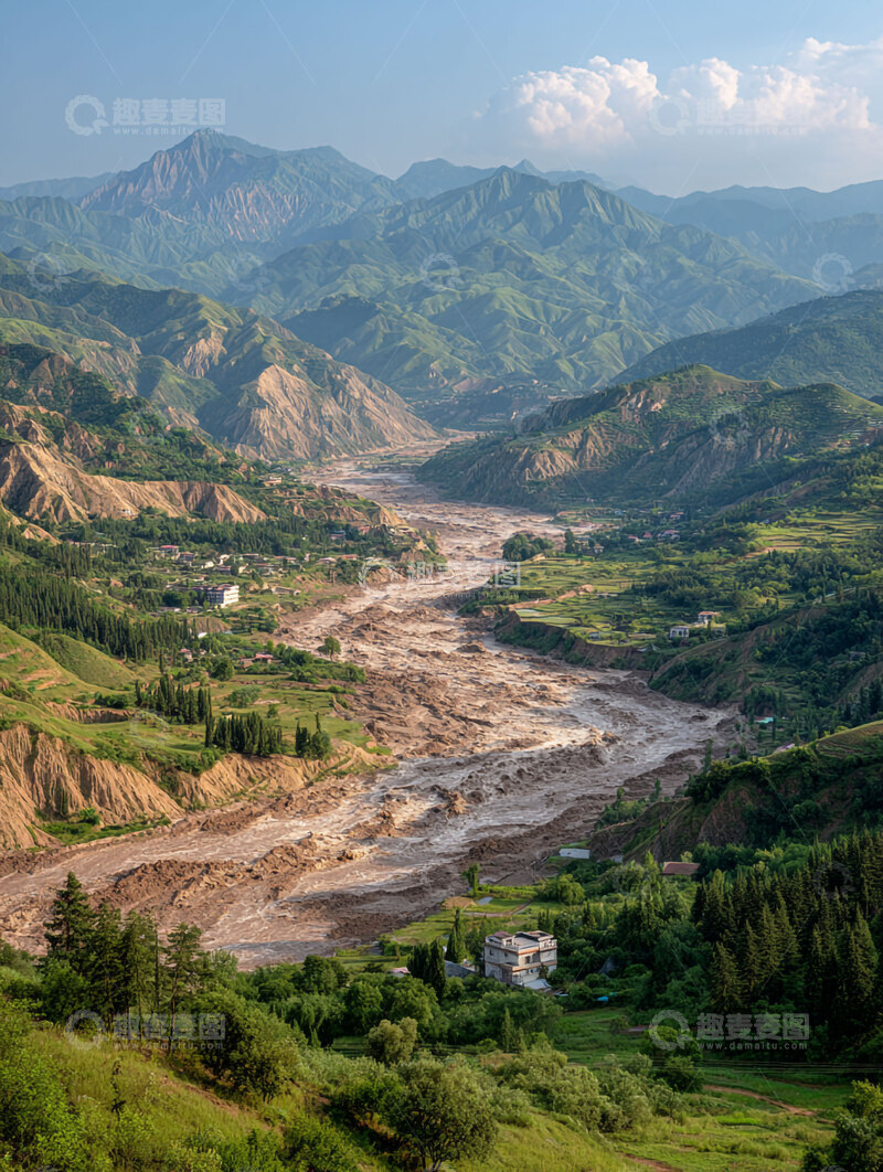 高清大图下载【趣麦麦图】河水  奔腾  涡旋