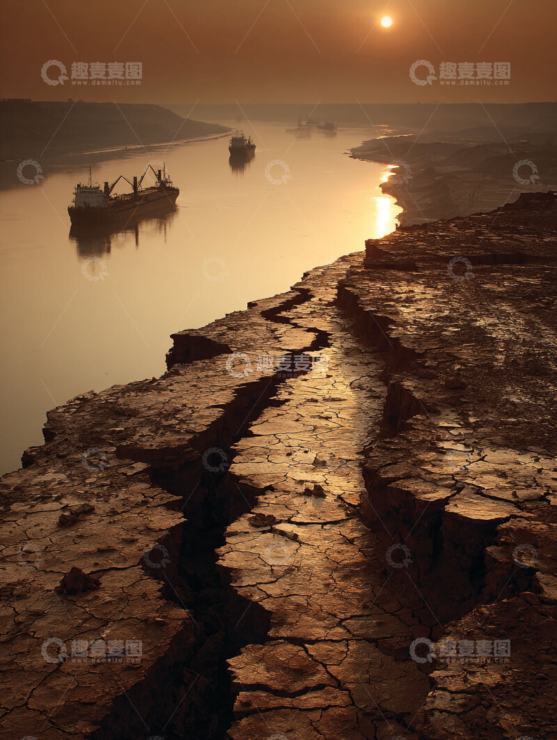 高清大图下载【趣麦麦图】江水  奔腾  不息 