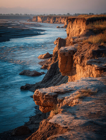 河水  奔腾  浑厚