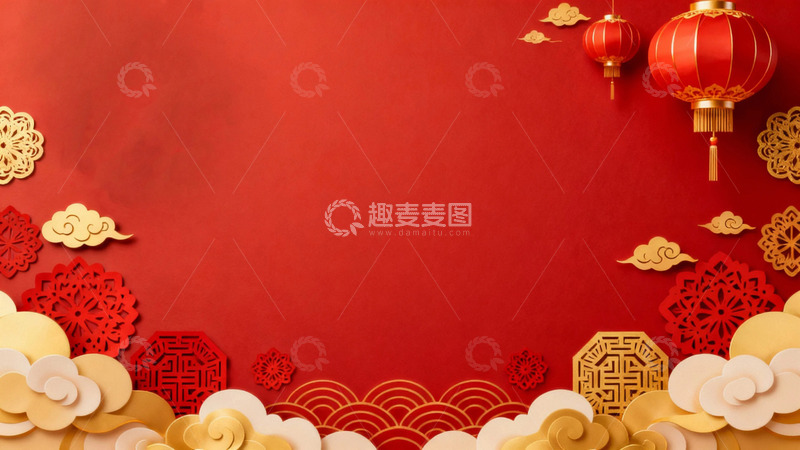 高清大图下载【趣麦麦图】中国节日背景5
