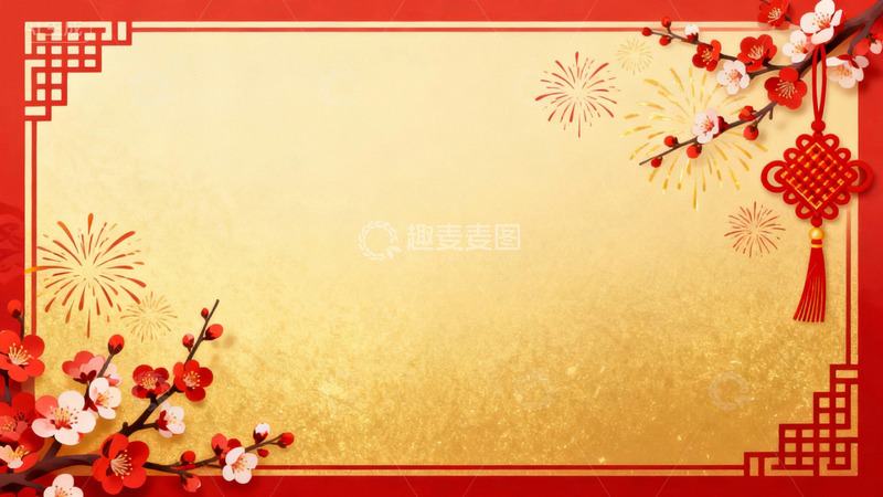 高清大图下载【趣麦麦图】传统节日背景底图3