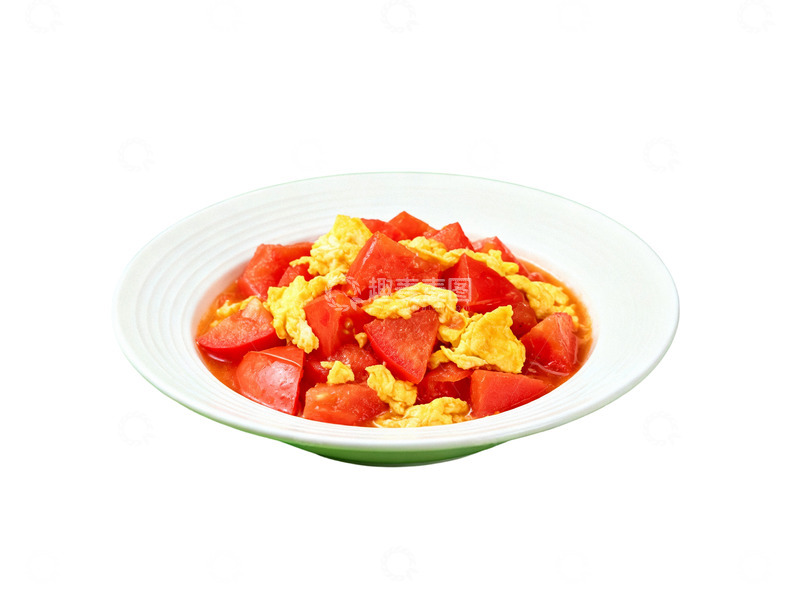 高清大图下载【趣麦麦图】免扣美食番茄炒蛋1
