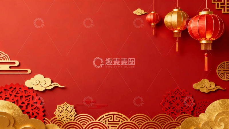 高清大图下载【趣麦麦图】中国节日背景9