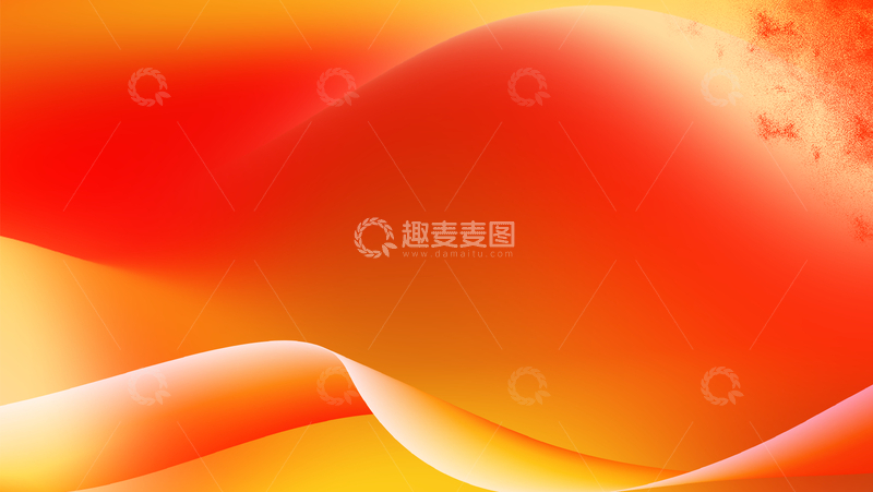 橘黄色背景展板