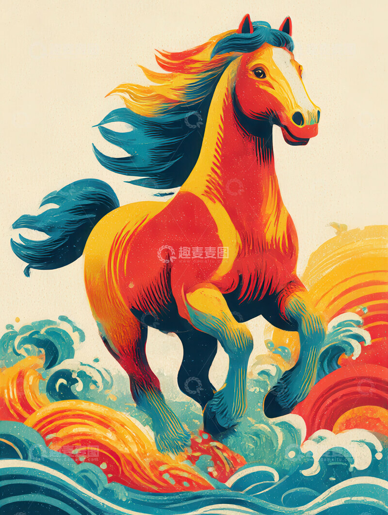 高清大图下载【趣麦麦图】马儿  骏逸  彪悍 