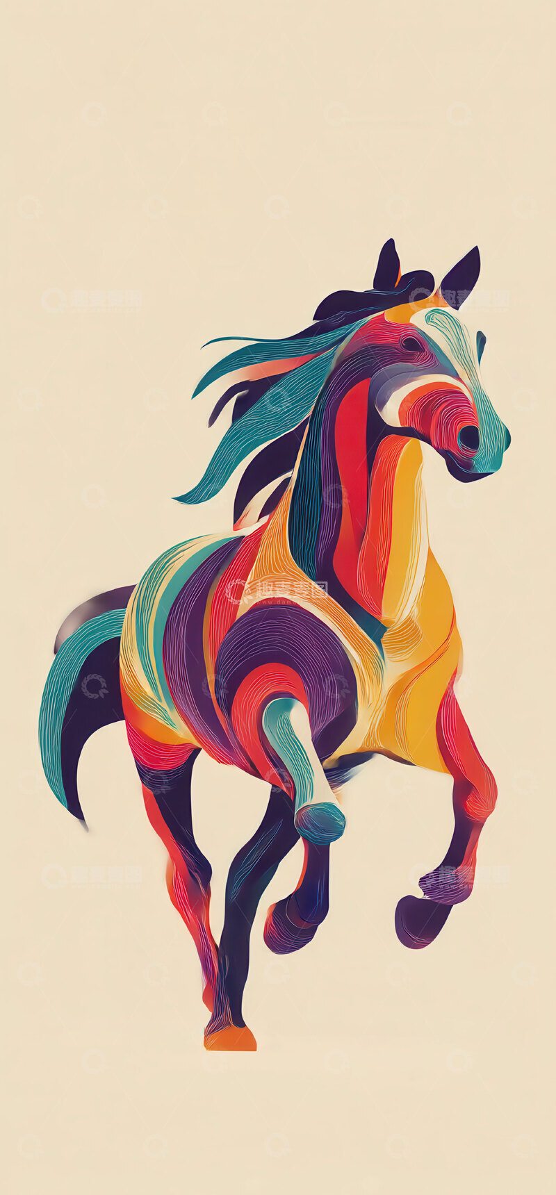 高清大图下载【趣麦麦图】马儿  骏逸  飞驰  