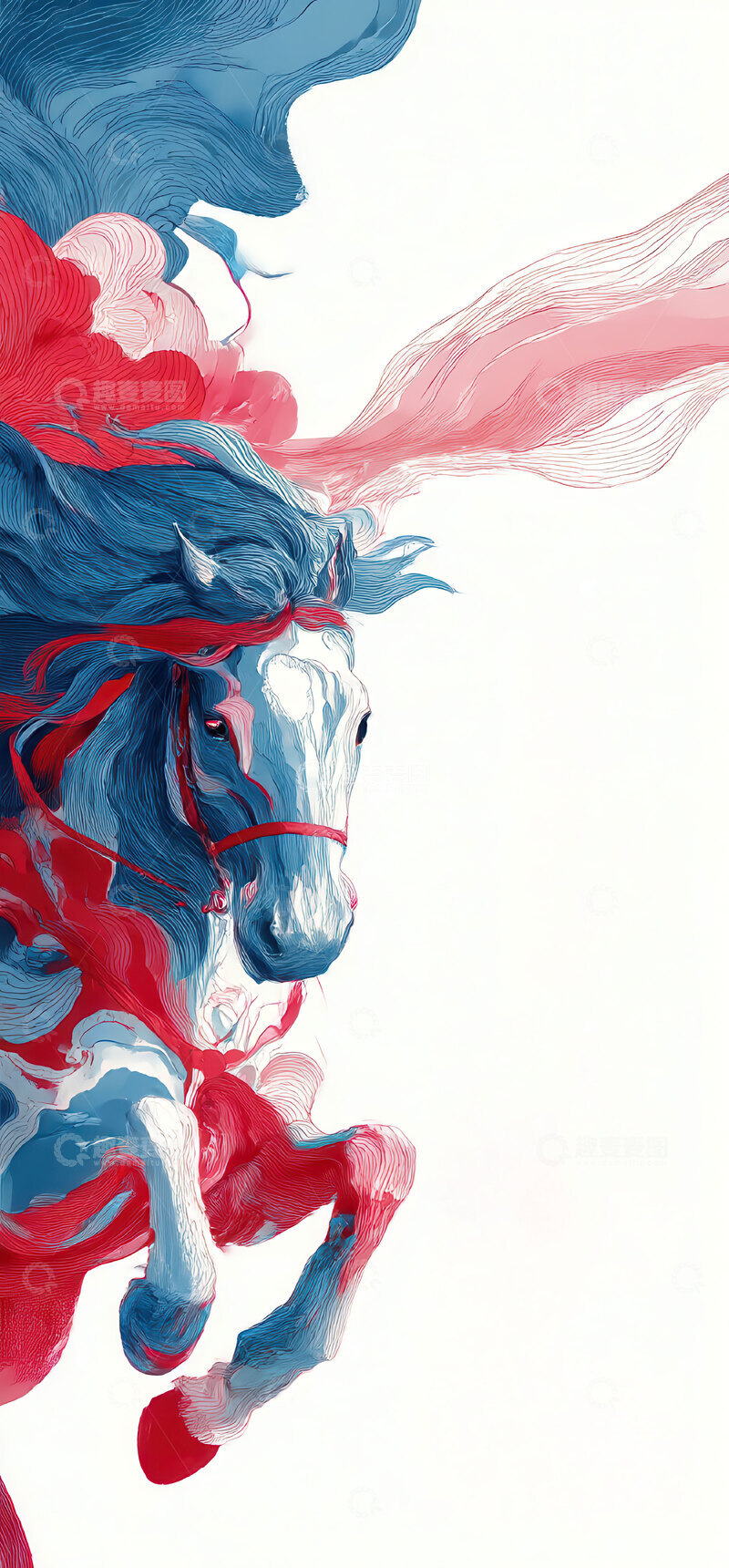 高清大图下载【趣麦麦图】马儿  骏逸  神骏