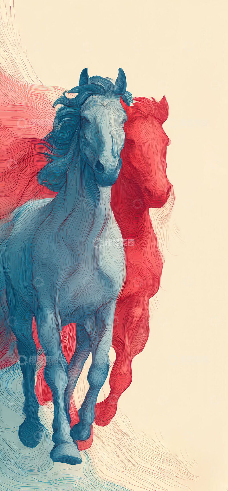 高清大图下载【趣麦麦图】马儿  骏逸  烈性