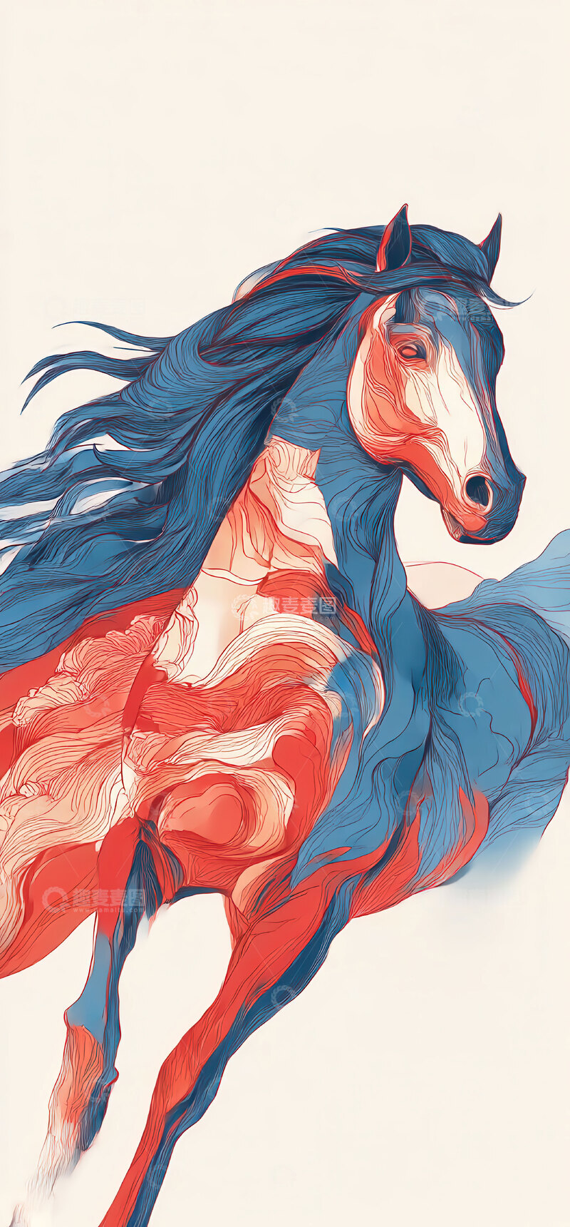 高清大图下载【趣麦麦图】马儿  骏逸  龙驹
