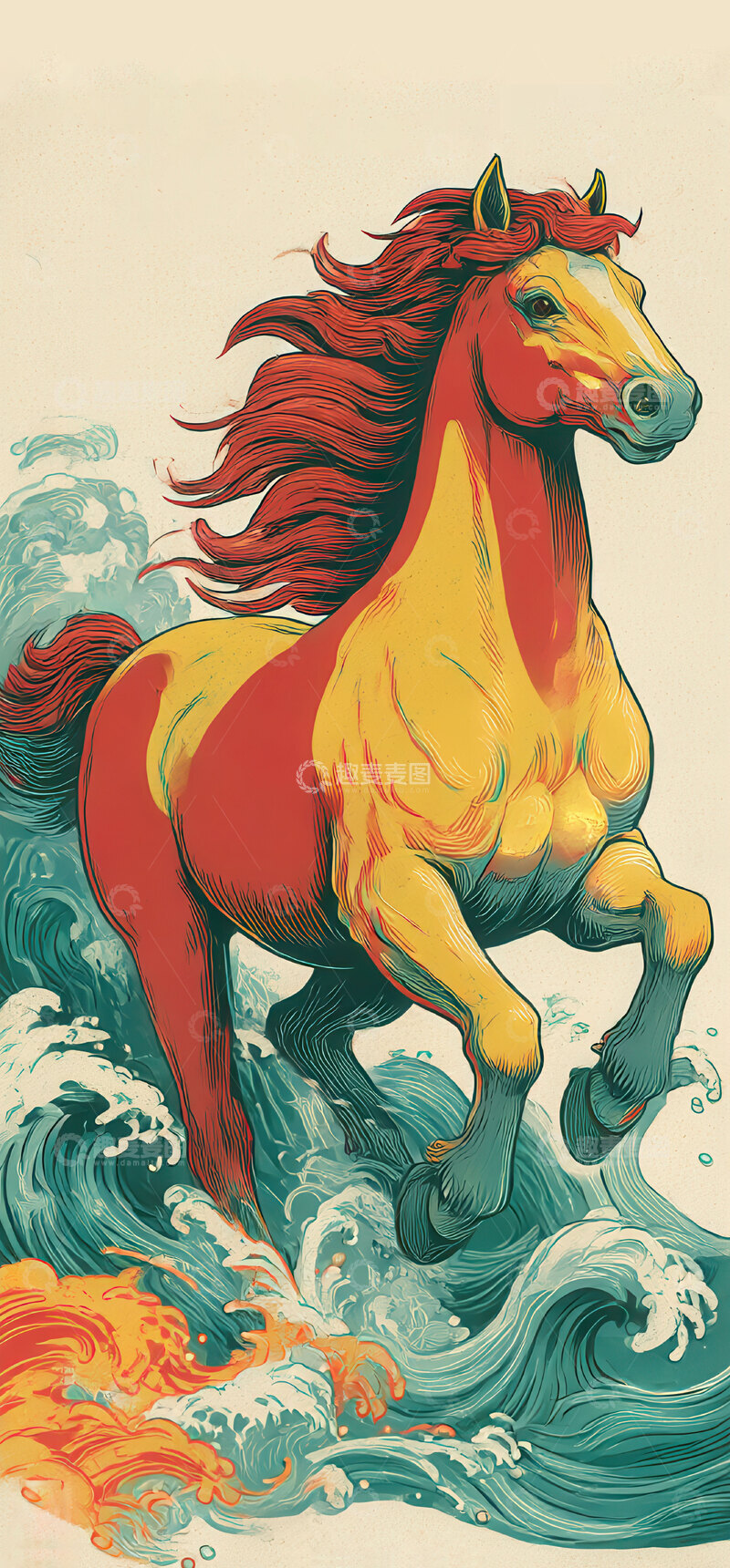 高清大图下载【趣麦麦图】马儿  骏逸  飘逸