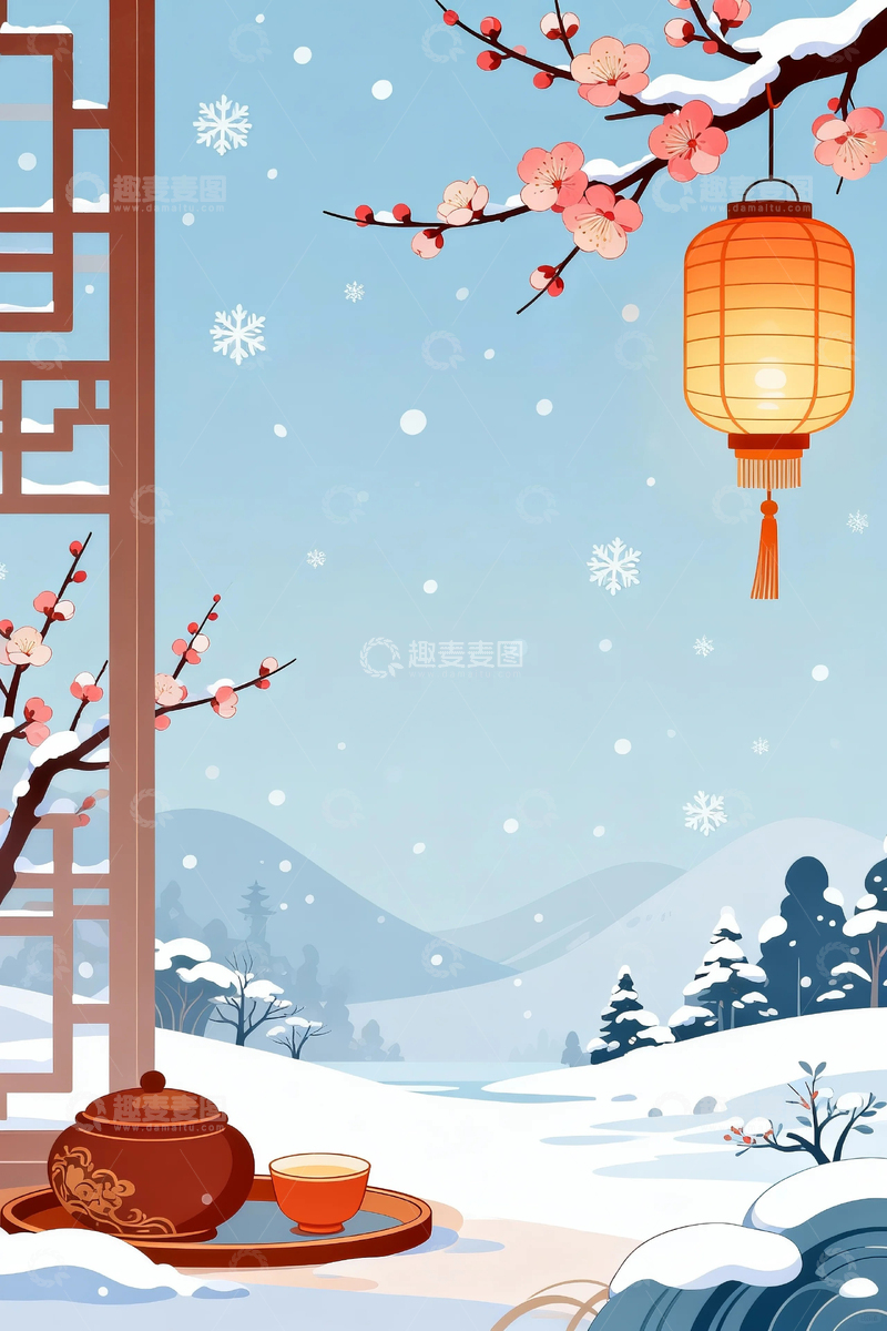 高清大图下载【趣麦麦图】冬季冬天雪景18