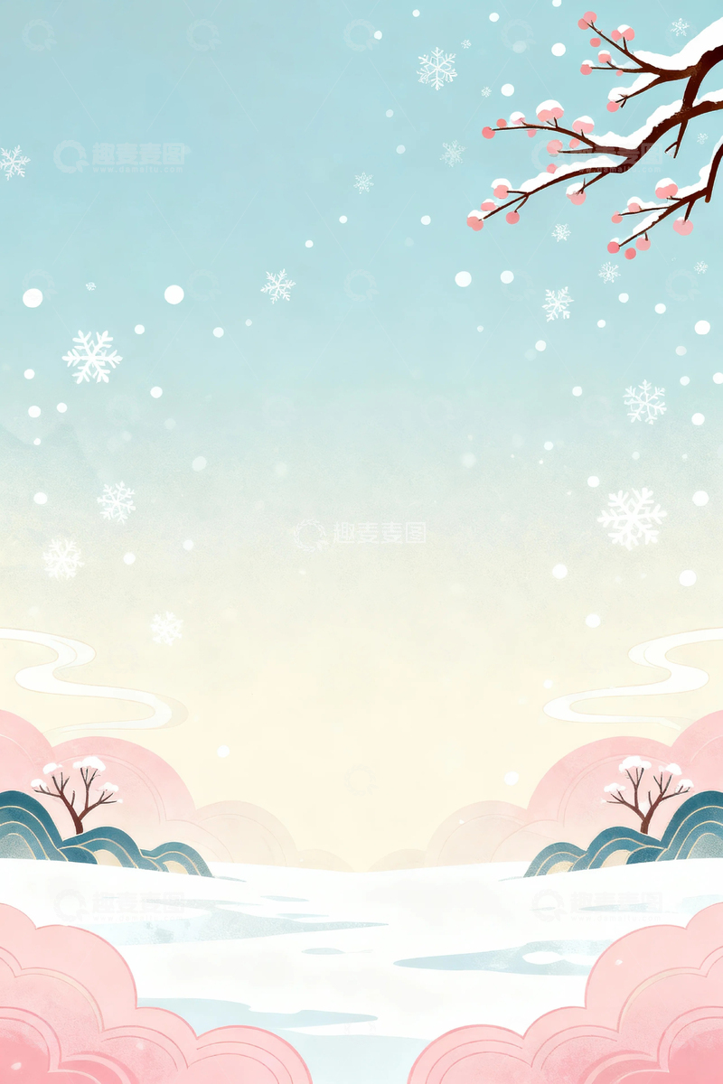 高清大图下载【趣麦麦图】冬季冬天雪景14