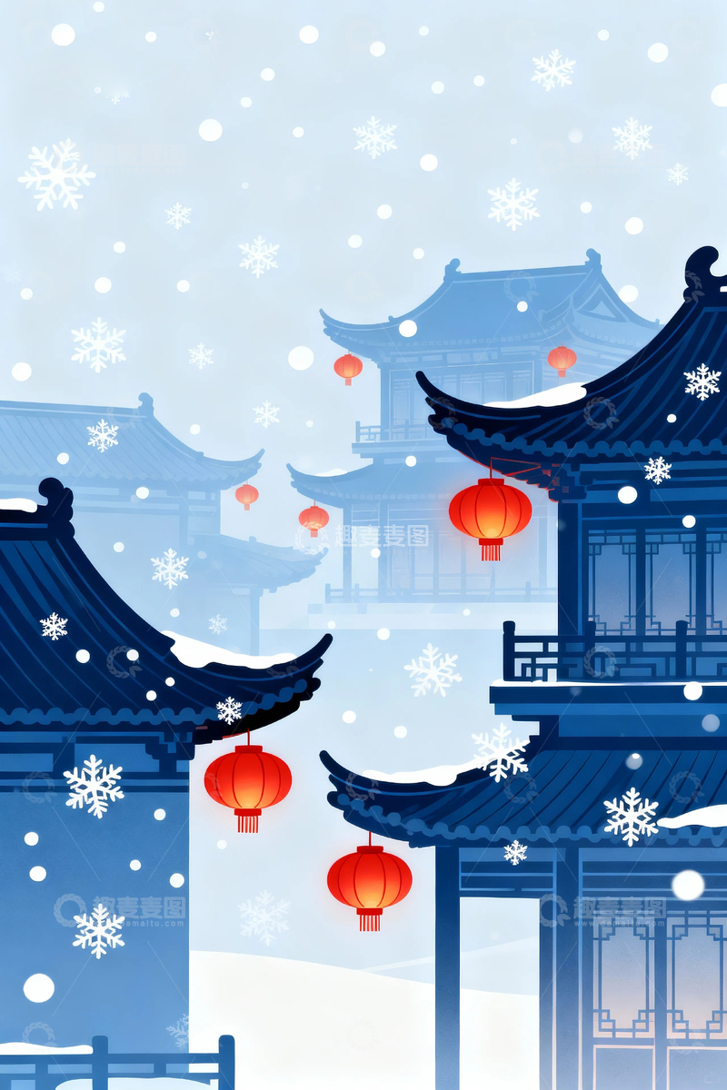 高清大图下载【趣麦麦图】冬季冬天雪景2