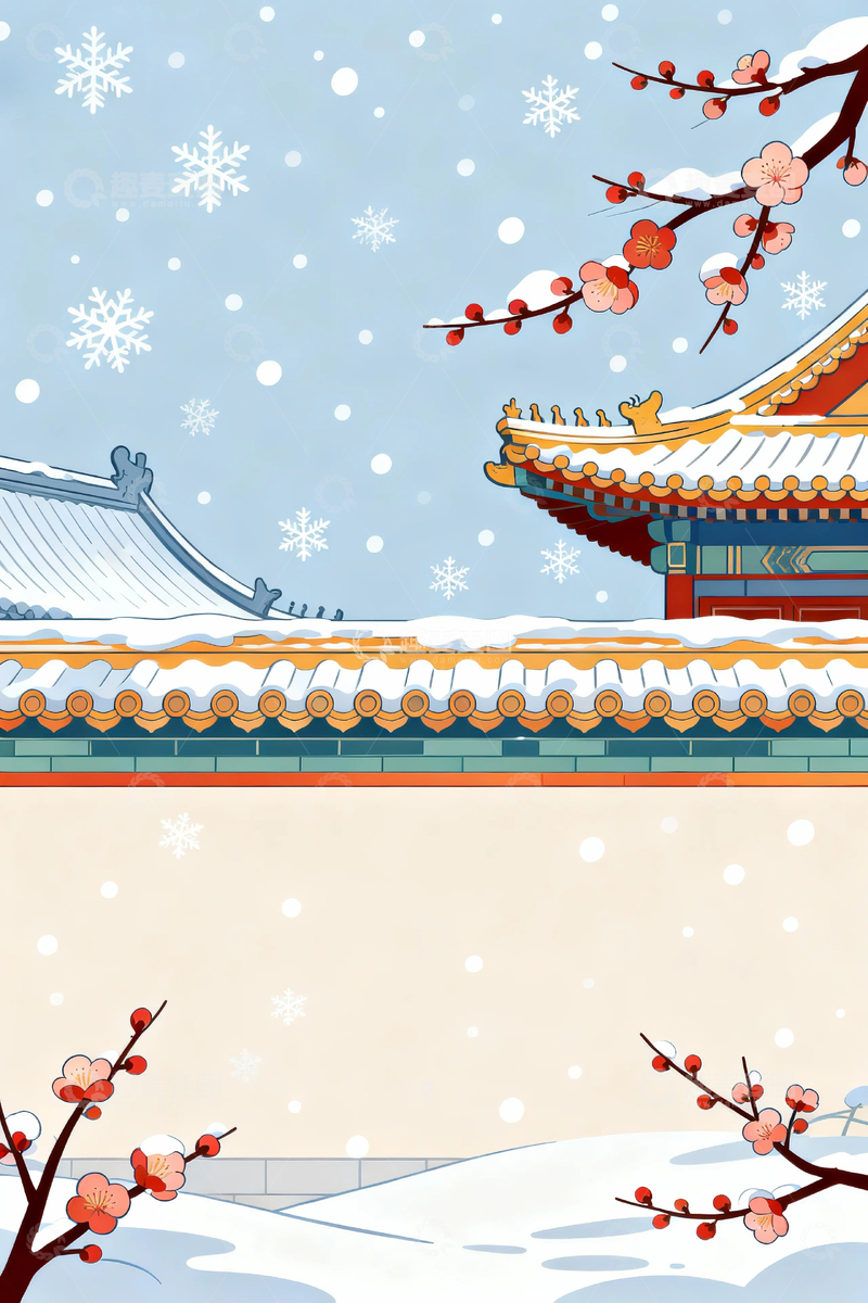 高清大图下载【趣麦麦图】-冬季冬天雪景9