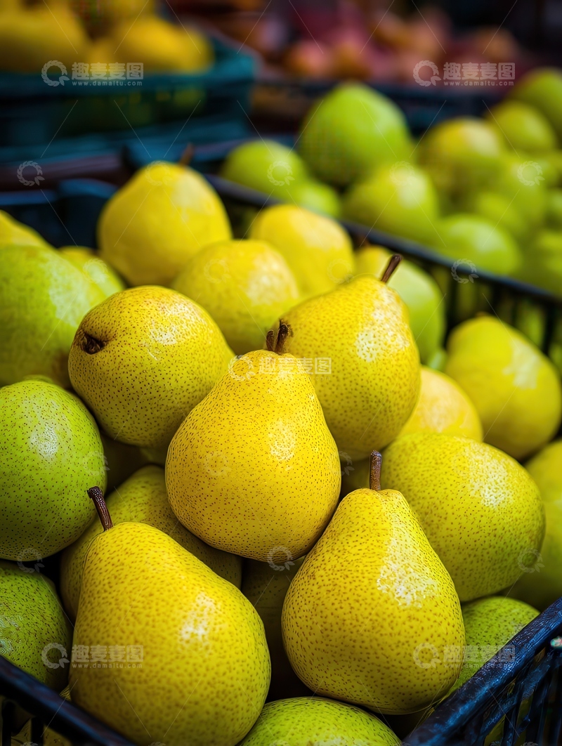 高清大图下载【趣麦麦图】梨  润肺  酥脆  