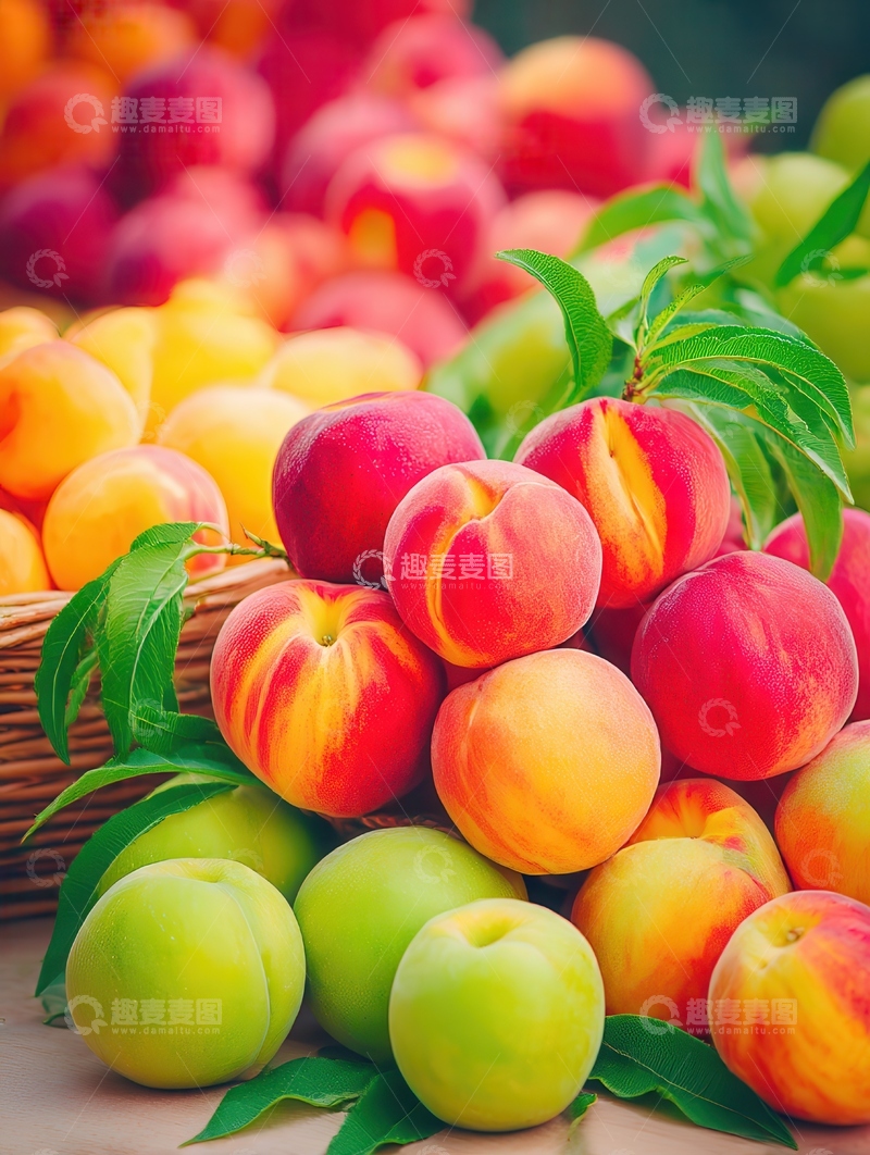 桃子  粉颊  贺寿