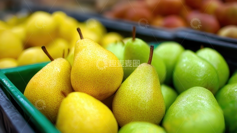 高清大图下载【趣麦麦图】梨  润肺  沁爽  