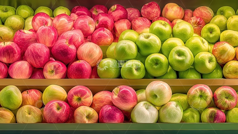 高清大图下载【趣麦麦图】苹果  红润  光滑  