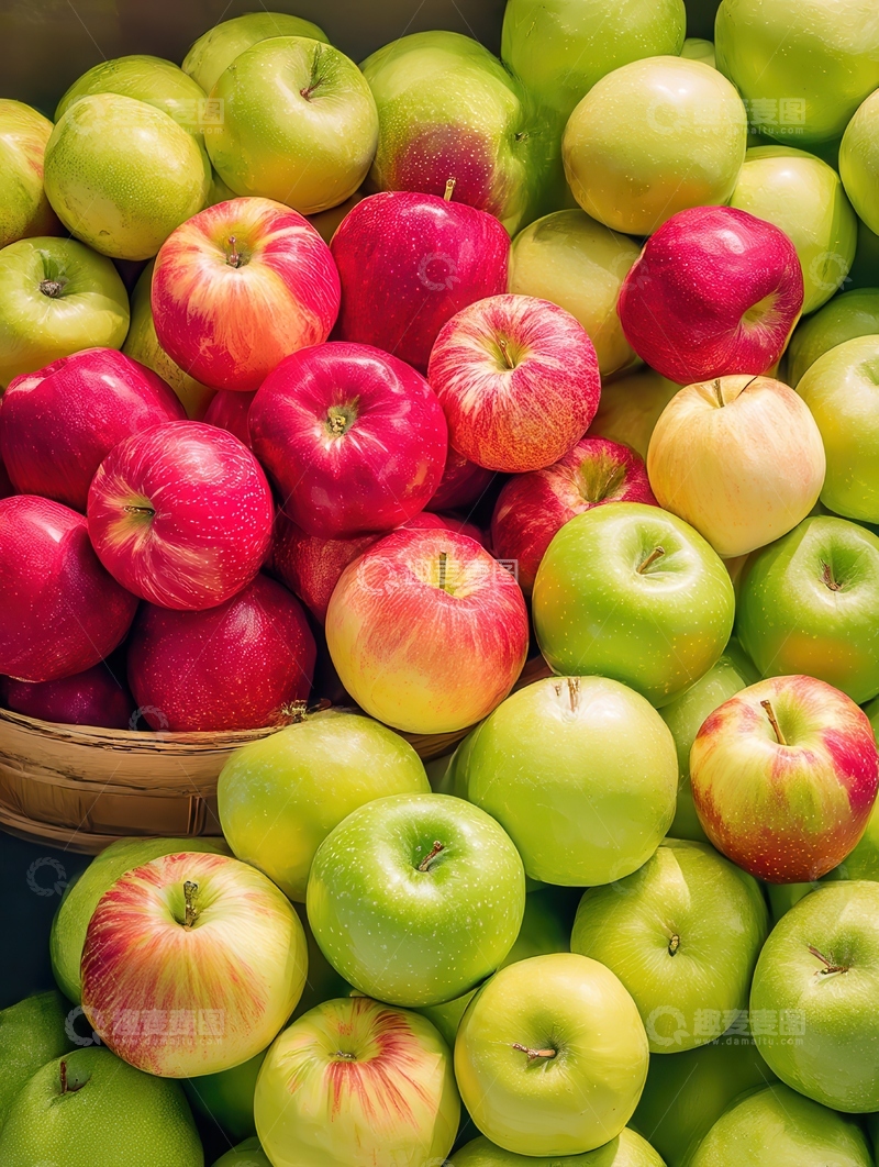 高清大图下载【趣麦麦图】苹果  红润  蜜甜  