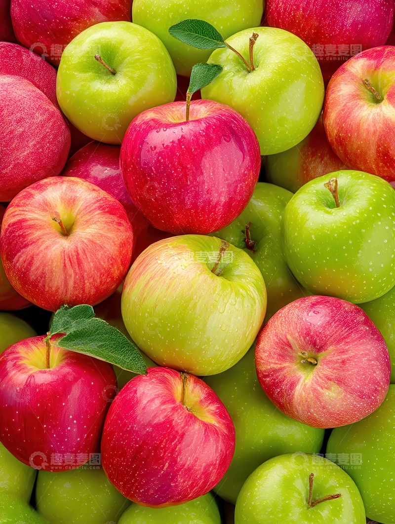 高清大图下载【趣麦麦图】苹果  红润  沙瓤  