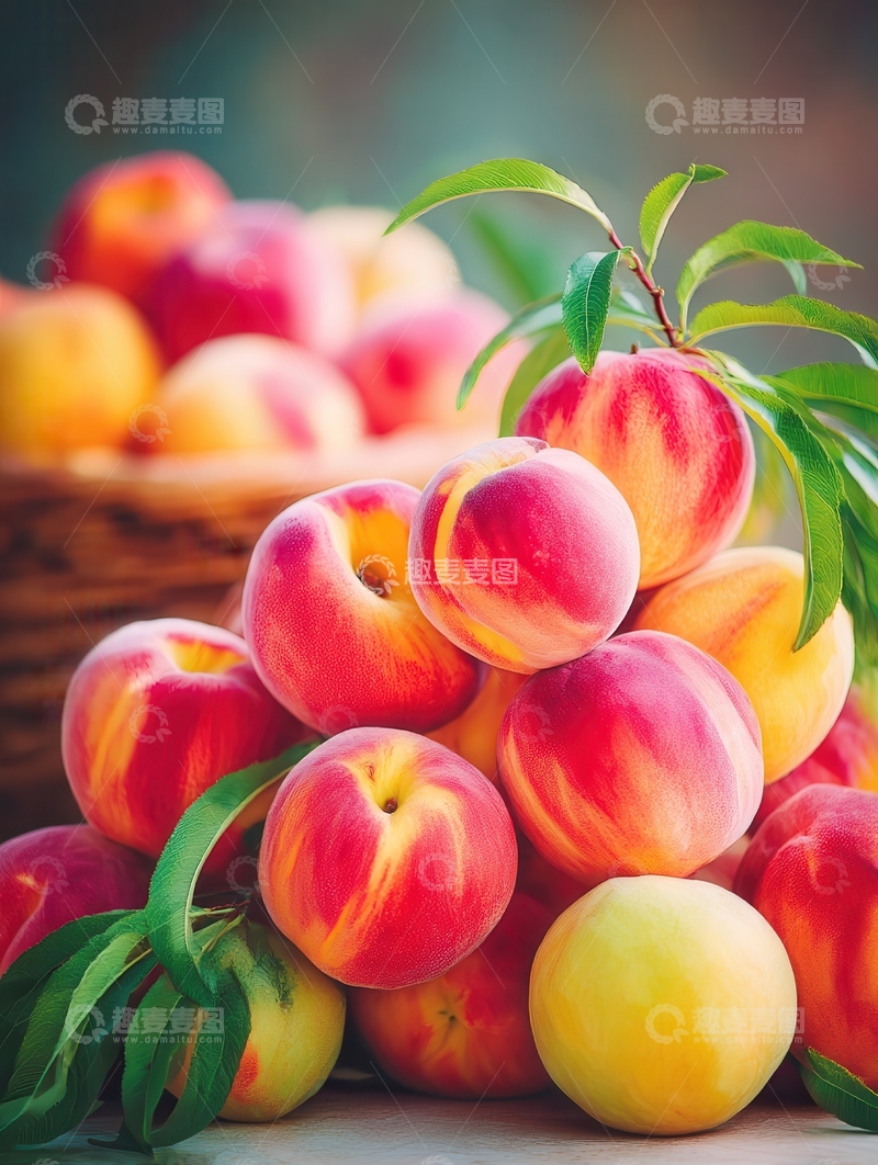 桃子  粉颊  蜜汁