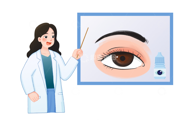 医生讲解眼部护理知识