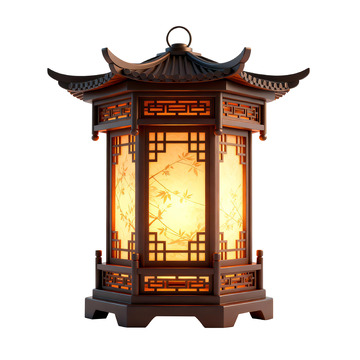 古风中式灯笼装饰摆件