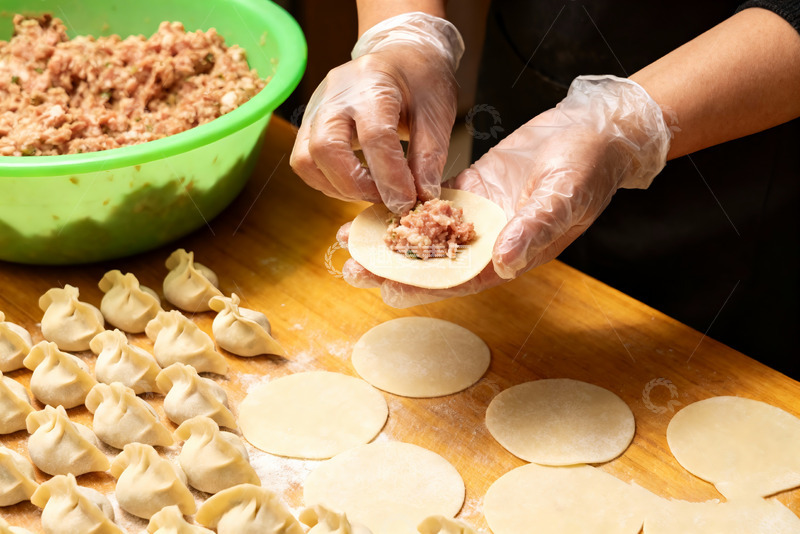 高清大图下载【趣麦麦图】新鲜手工饺子