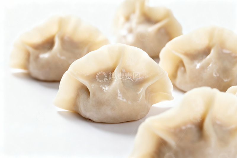 高清大图下载【趣麦麦图】包肉馅白面饺子