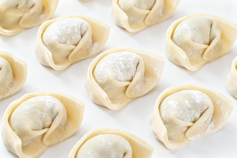 高清大图下载【趣麦麦图】新鲜手工包制的饺子